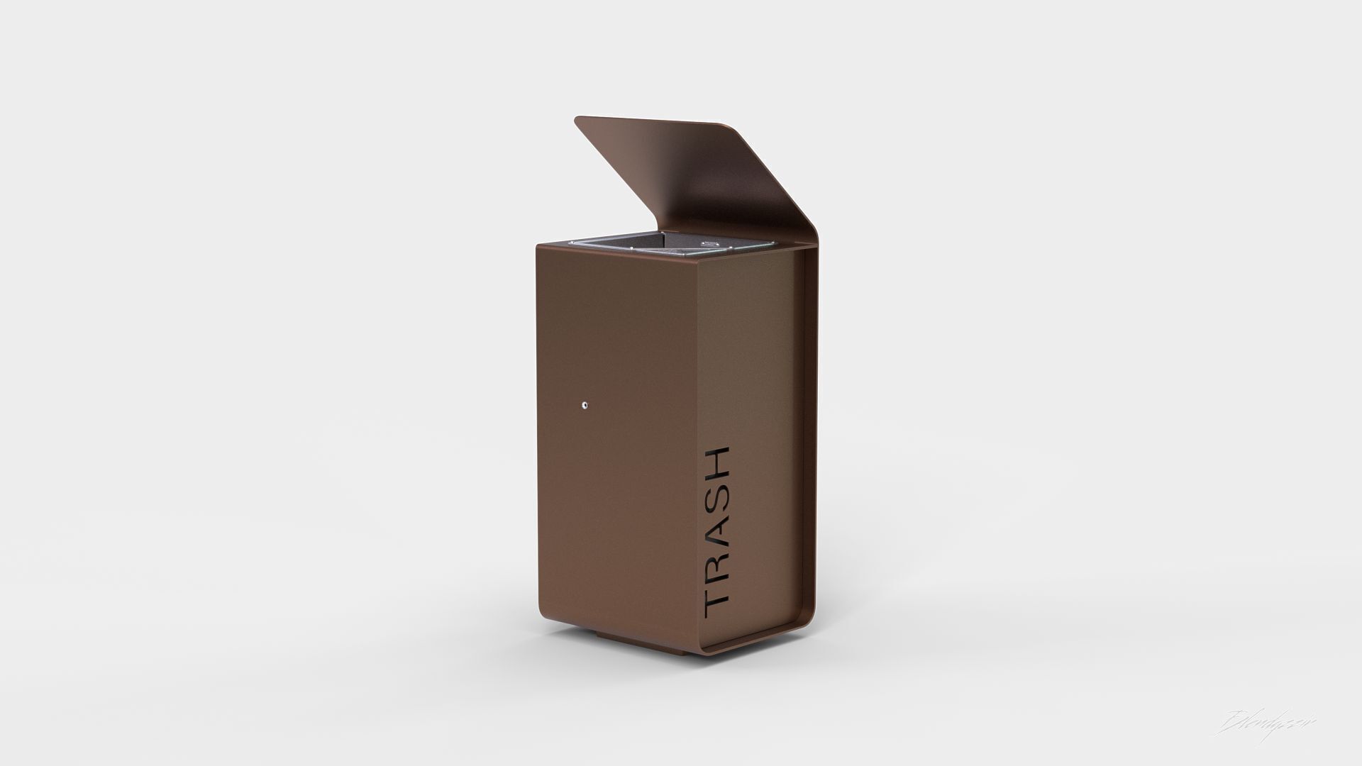 METALCO YES LITTER BIN COLLECTION 3D model_6