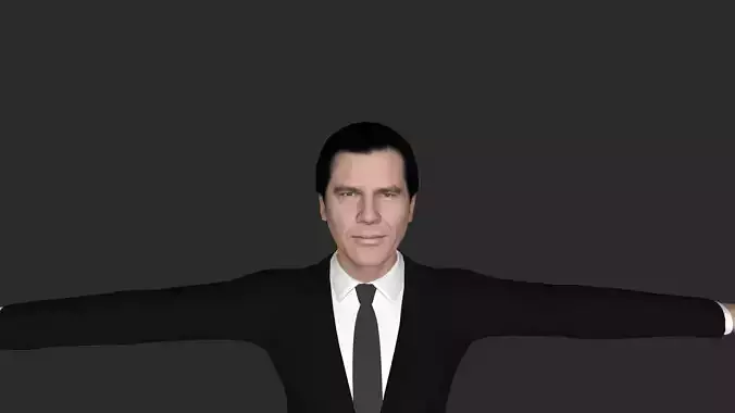 Josh Brolin Hyper Realistic Full Body  Rigged 3D Character