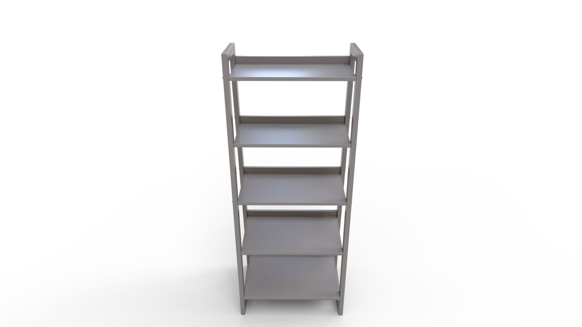 Simpli Home Sawhorse Ladder Bookcase 3D model_8