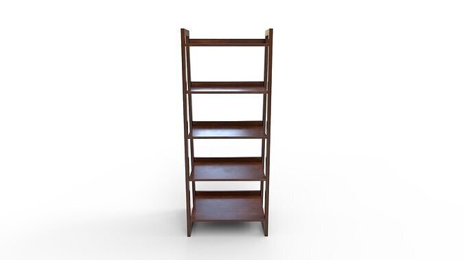Simpli Home Sawhorse Ladder Bookcase 3D model 5
