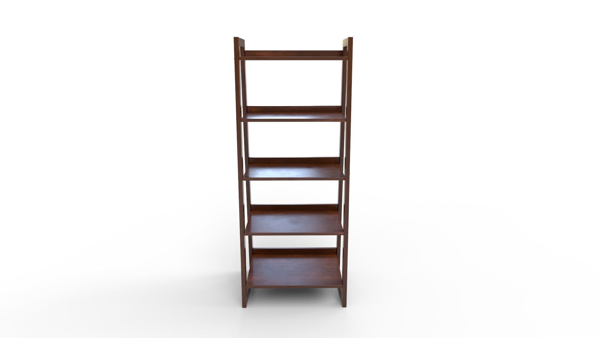 Simpli Home Sawhorse Ladder Bookcase 3D model_4