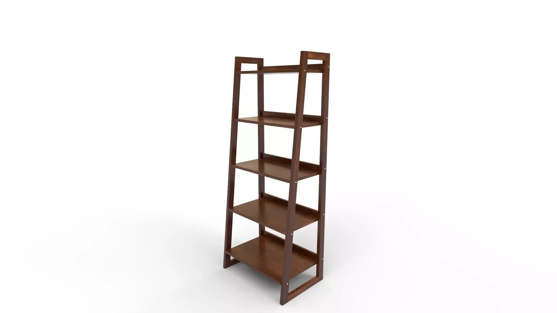 Simpli Home Sawhorse Ladder Bookcase 3D model_0