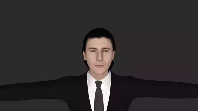 JR Hildebrand Hyper Realistic Full Body  Rigged 3D Character