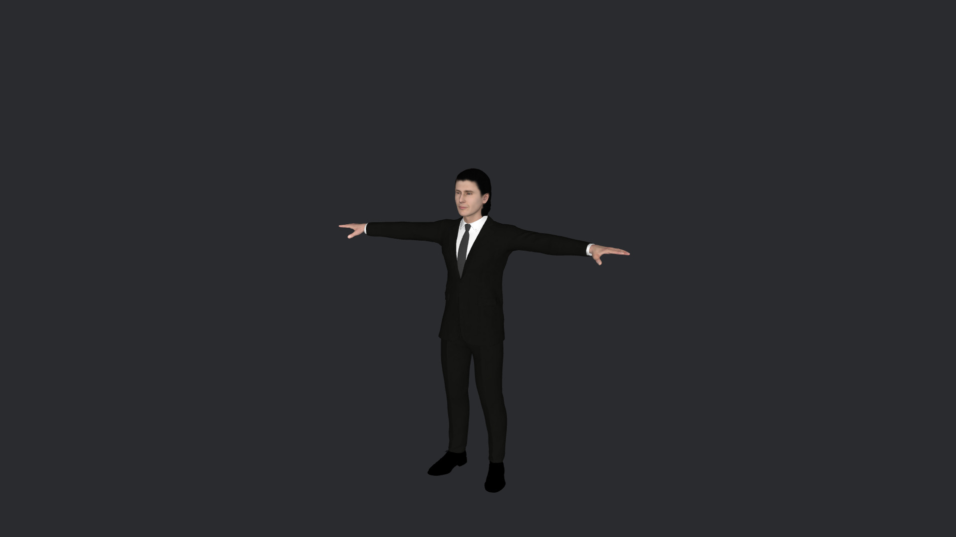 JR Hildebrand Hyper Realistic Full Body  Rigged 3D Character 3D model_23