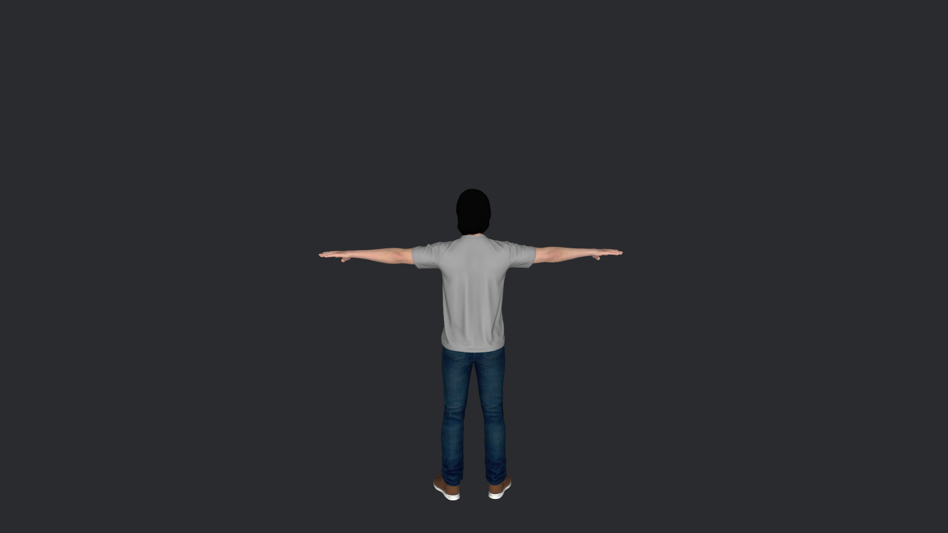 JR Hildebrand Hyper Realistic Full Body  Rigged 3D Character 3D model_24