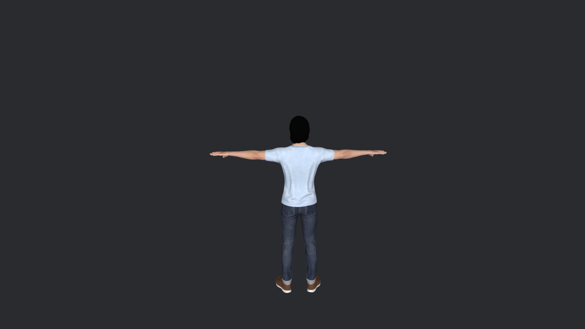 JR Hildebrand Hyper Realistic Full Body  Rigged 3D Character 3D model_30