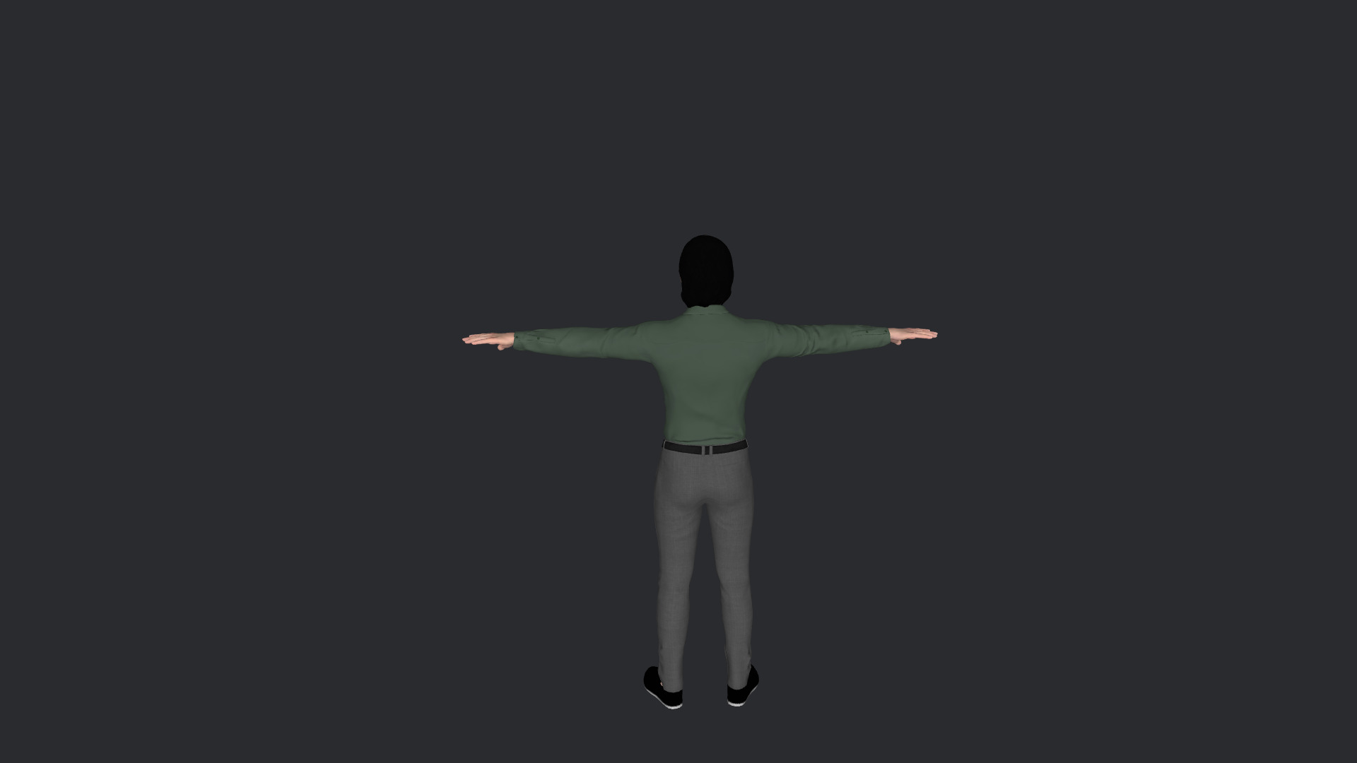 JR Hildebrand Hyper Realistic Full Body  Rigged 3D Character 3D model_6