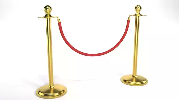 Red Rope Stanchion 