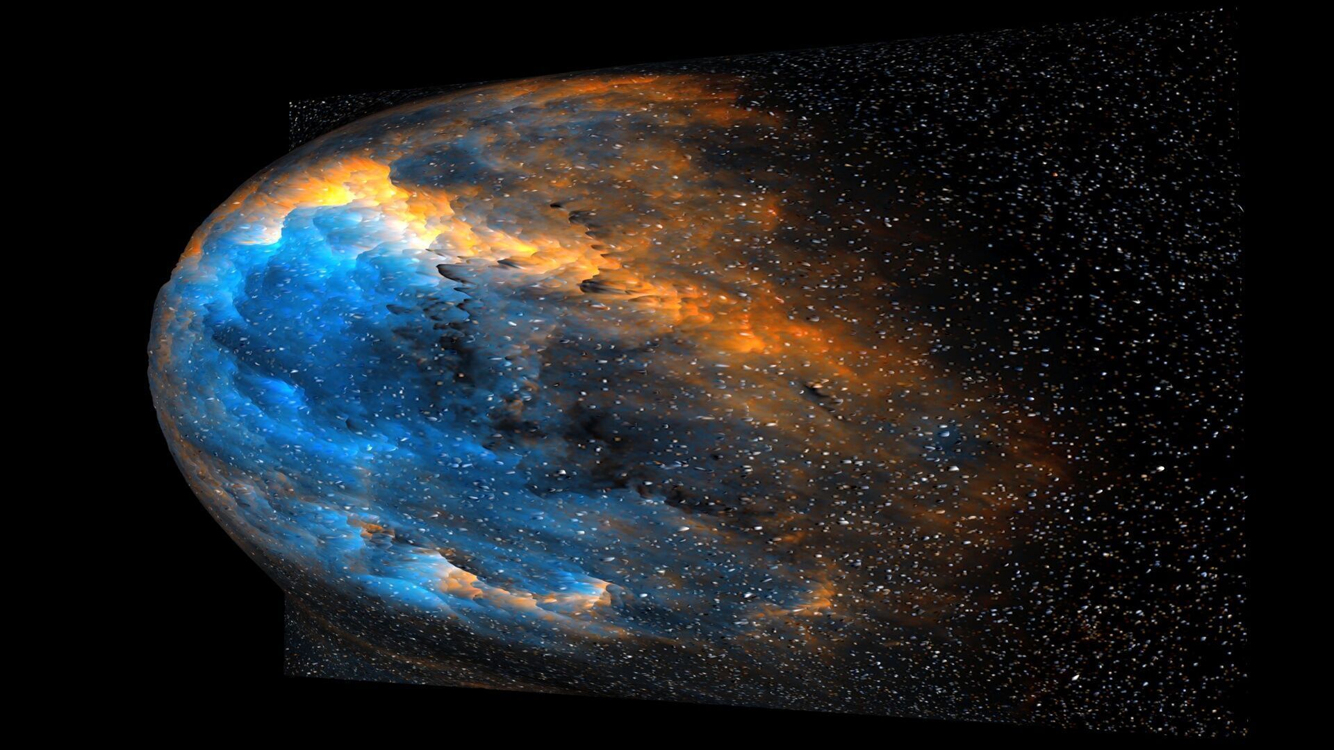 Clamshell Nebula 3D model_5