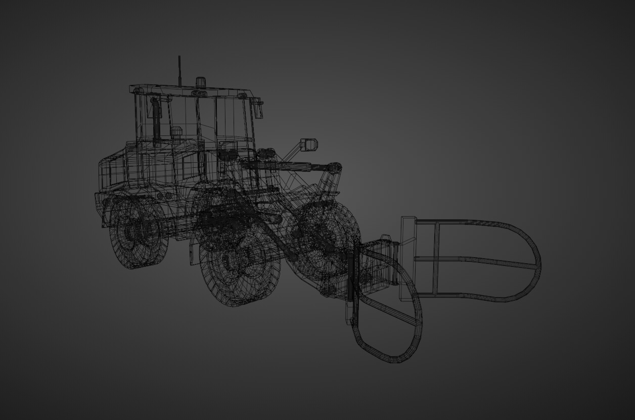 AG Handler - Heavy Vehicle Low-poly 3D model_20