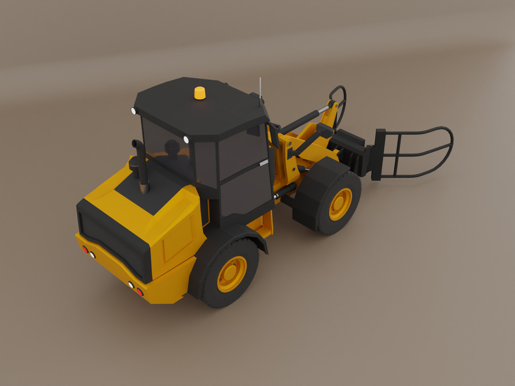 AG Handler - Heavy Vehicle Low-poly 3D model_5
