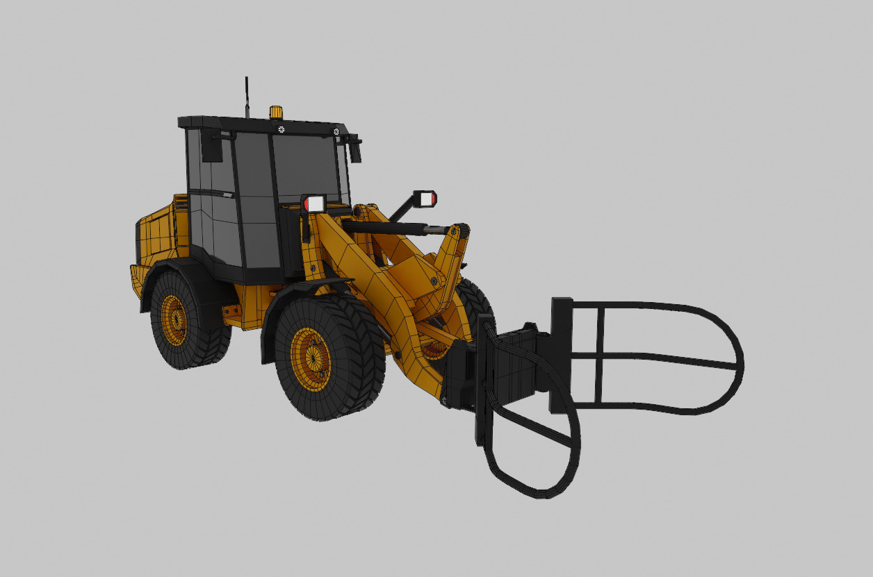AG Handler - Heavy Vehicle Low-poly 3D model_17