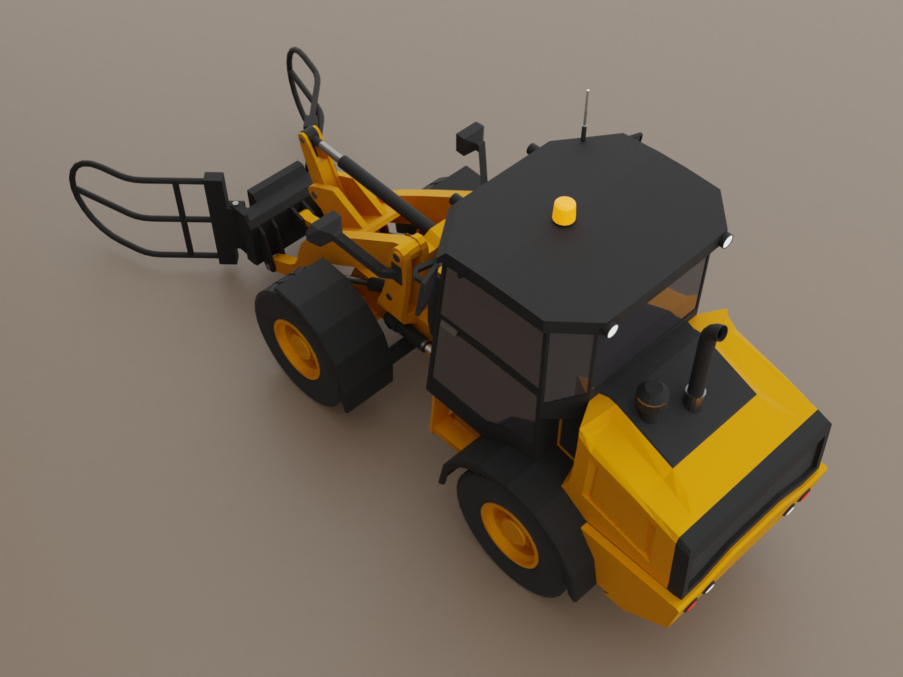 AG Handler - Heavy Vehicle Low-poly 3D model_7