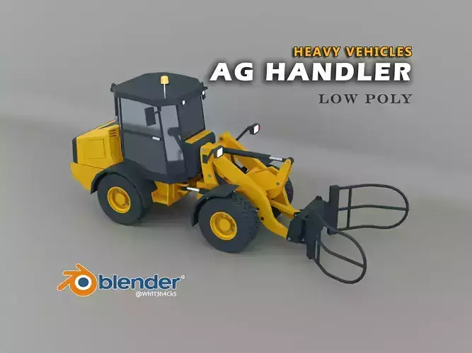 AG Handler - Heavy Vehicle Low-poly 3D model