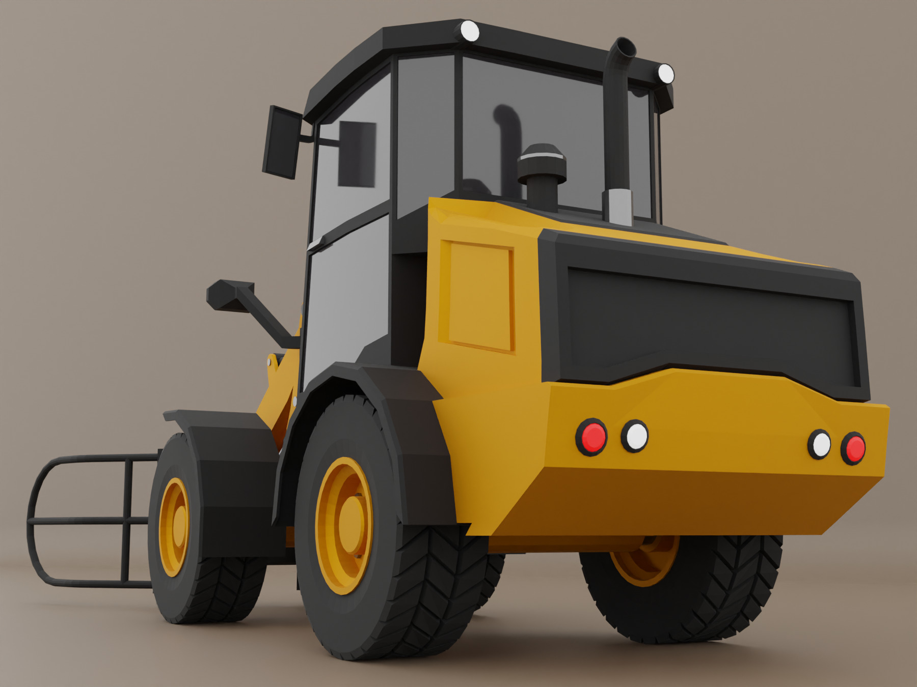 AG Handler - Heavy Vehicle Low-poly 3D model_8