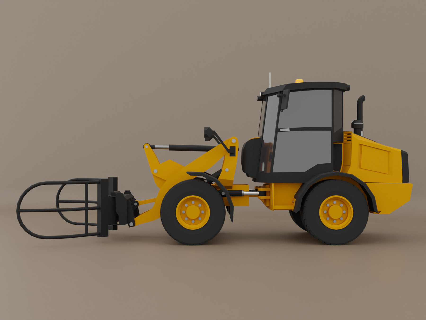 AG Handler - Heavy Vehicle Low-poly 3D model_15