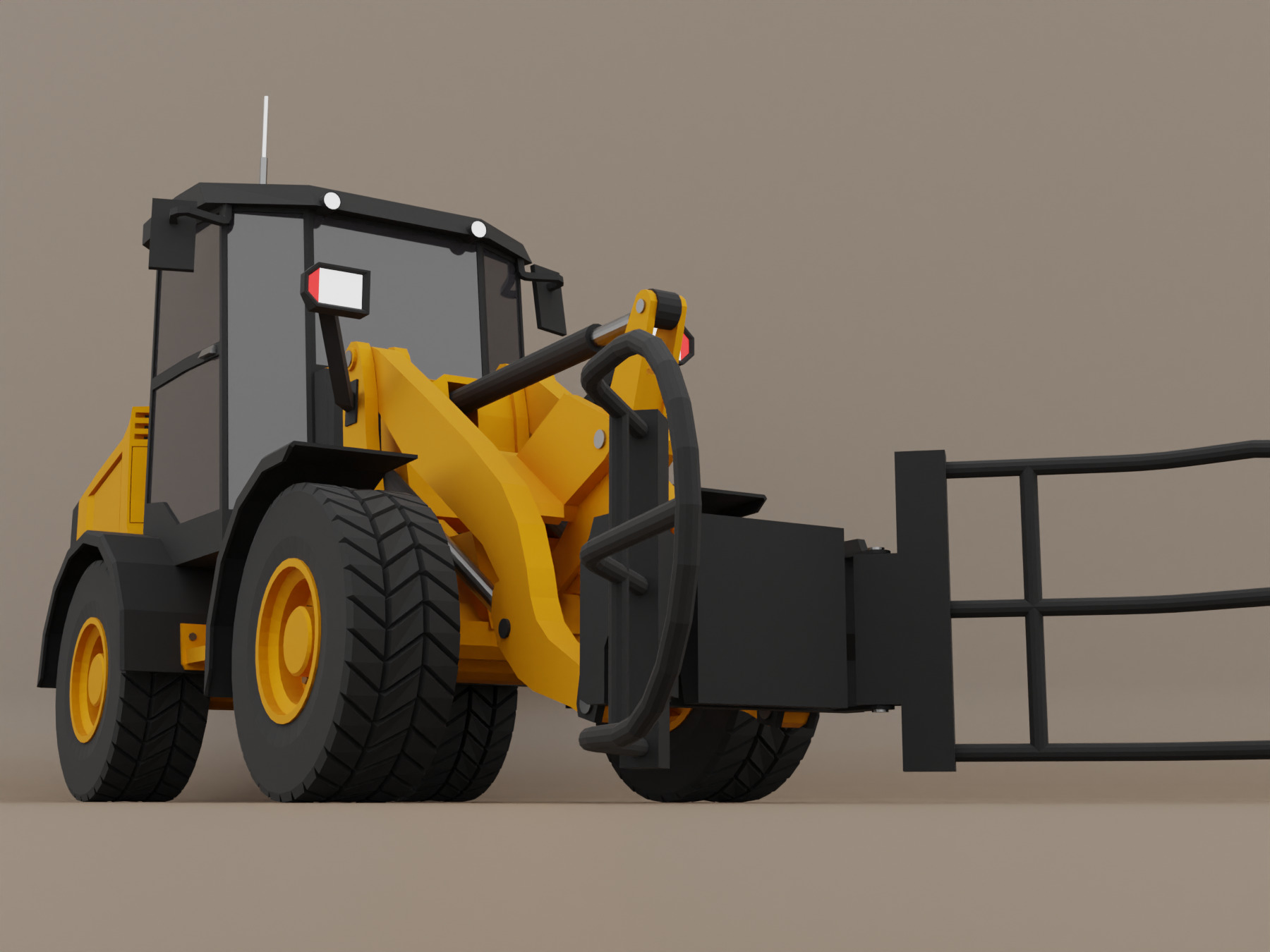 AG Handler - Heavy Vehicle Low-poly 3D model_16