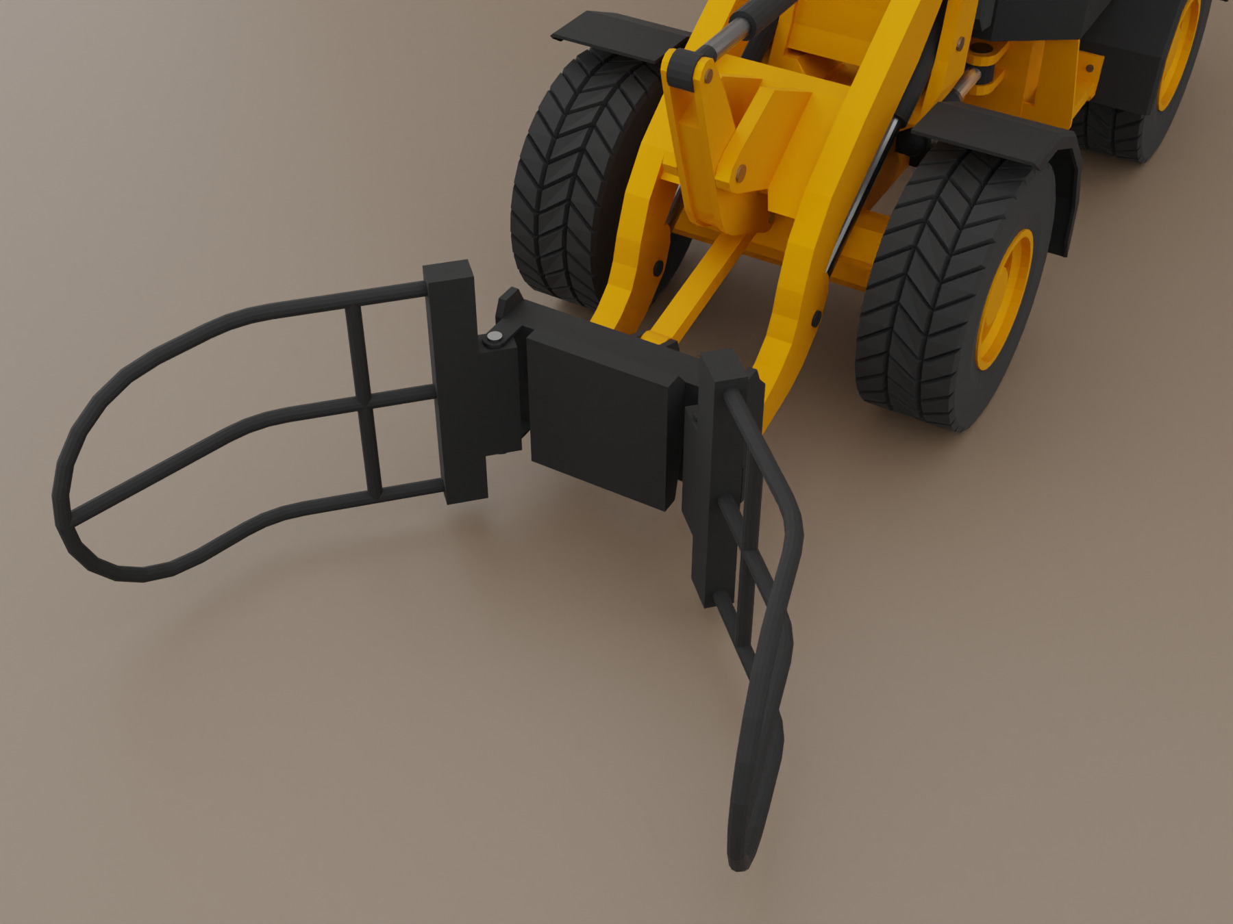 AG Handler - Heavy Vehicle Low-poly 3D model_13