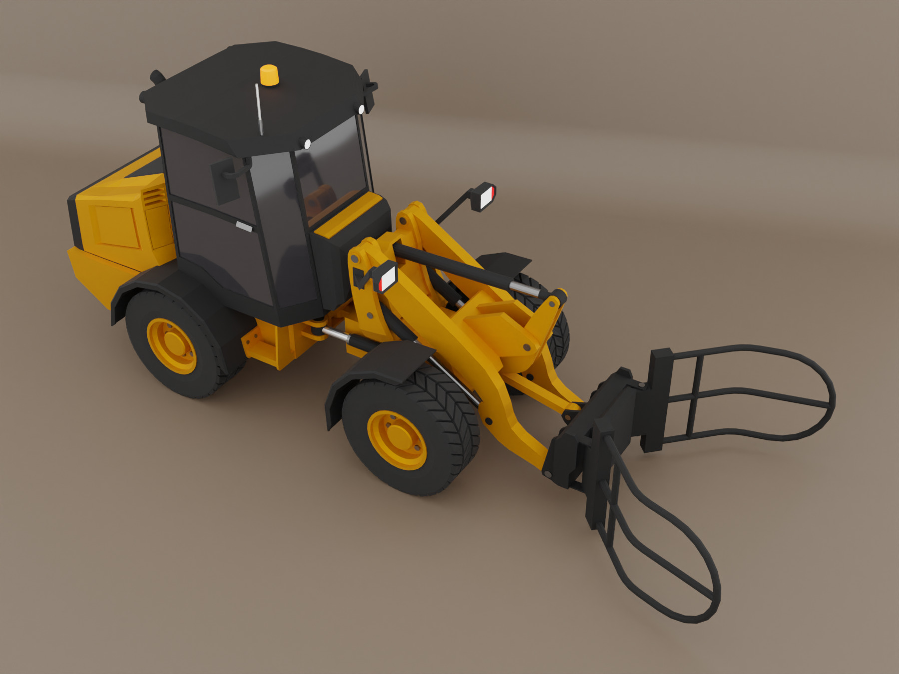 AG Handler - Heavy Vehicle Low-poly 3D model_4