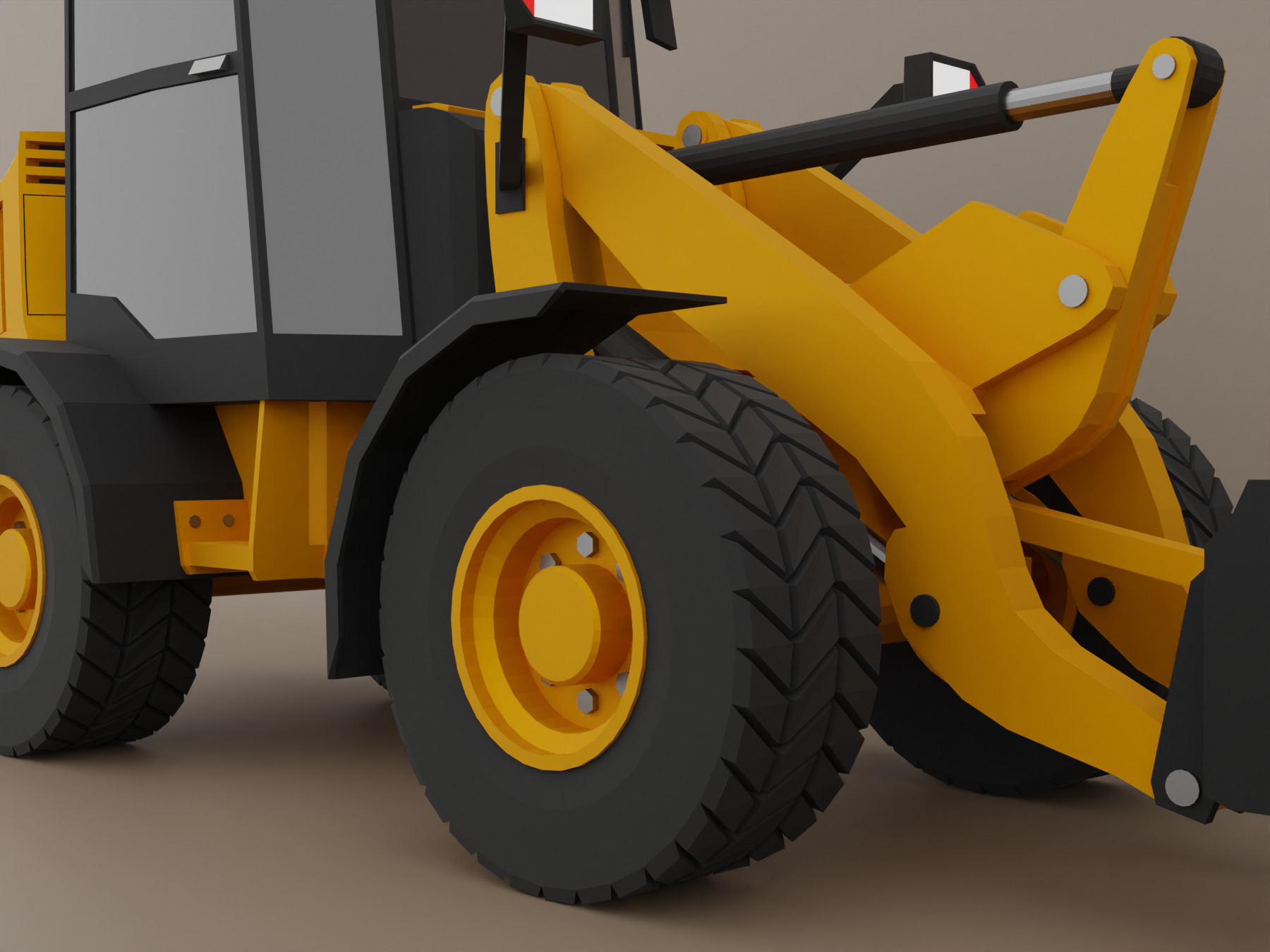 AG Handler - Heavy Vehicle Low-poly 3D model_10
