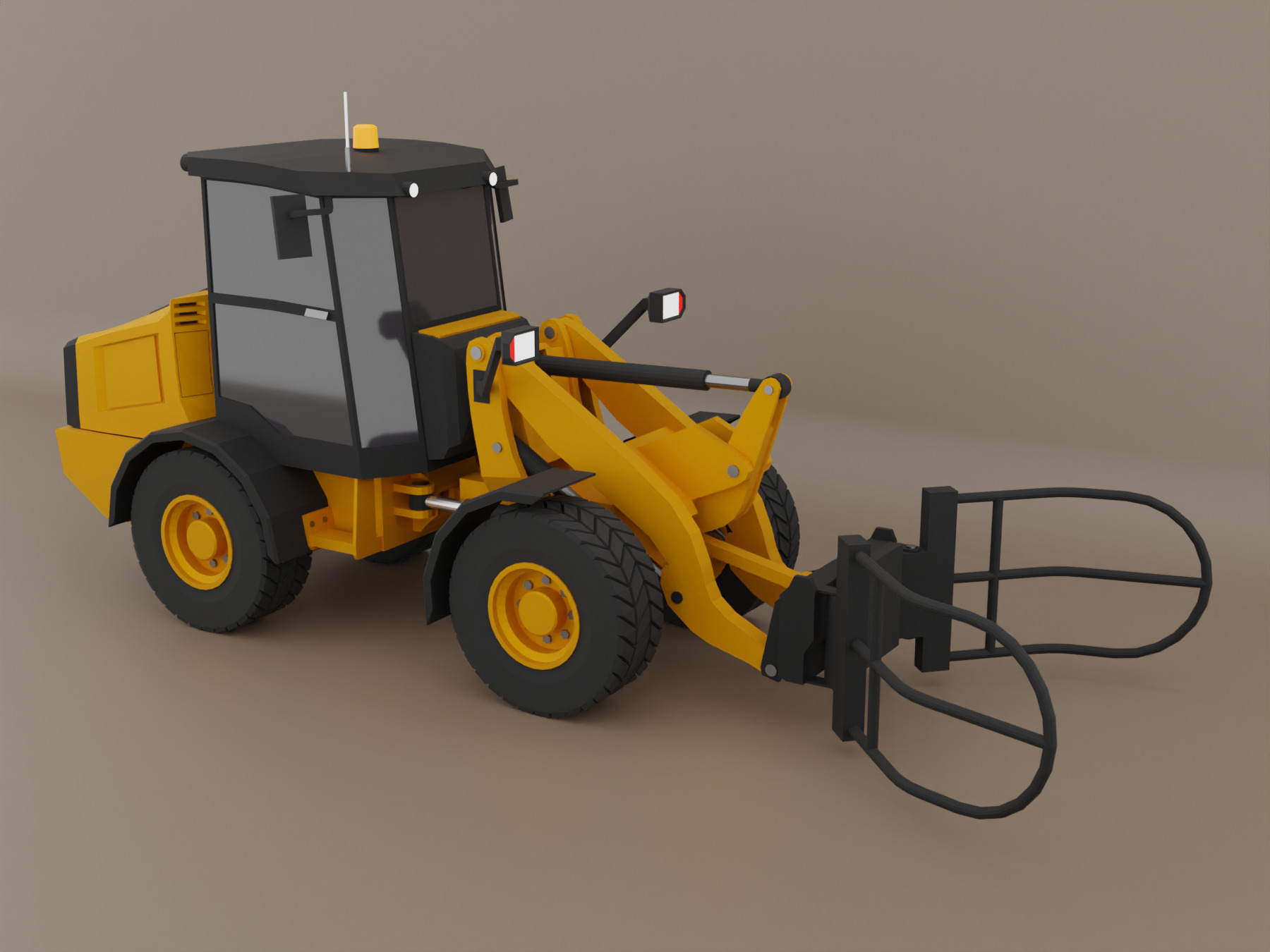 AG Handler - Heavy Vehicle Low-poly 3D model_2