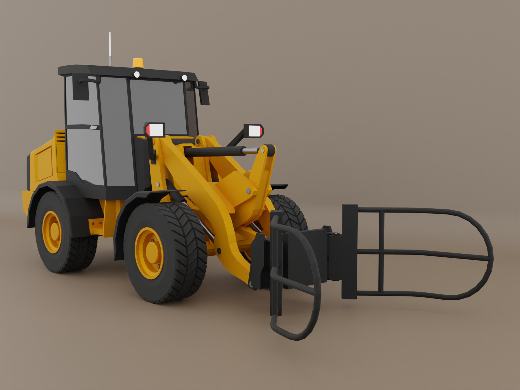 AG Handler - Heavy Vehicle Low-poly 3D model_3