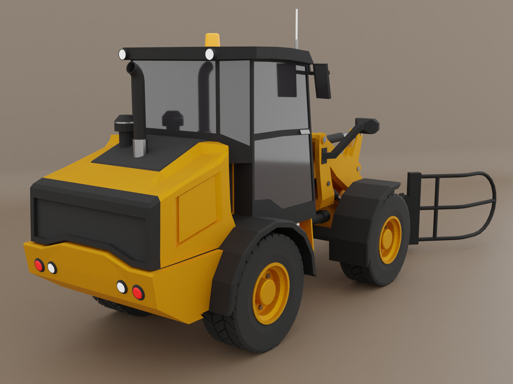 AG Handler - Heavy Vehicle Low-poly 3D model_6