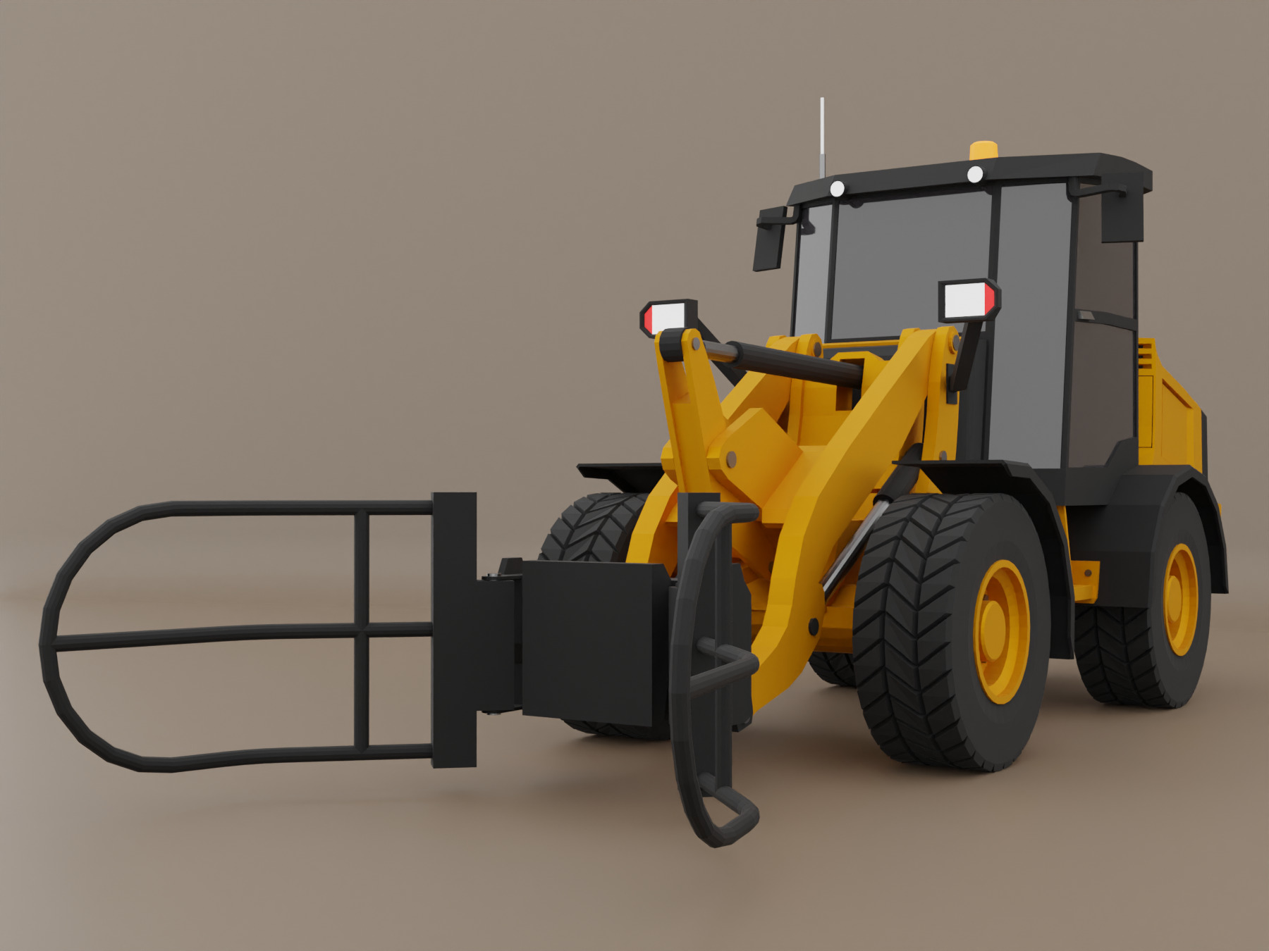 AG Handler - Heavy Vehicle Low-poly 3D model_14