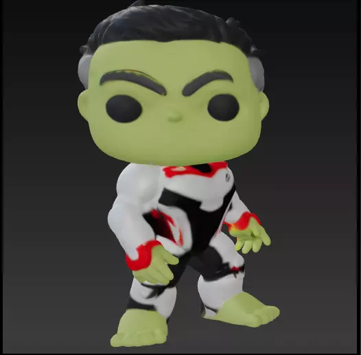 Hulk endgame funko pop Free 3D print model