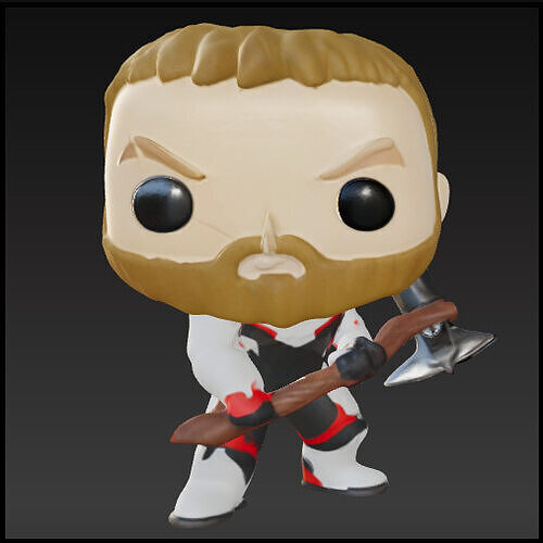 Thor endgame funko pop Free 3D print model