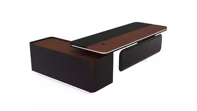 MODERN BOSS DESK  3D model