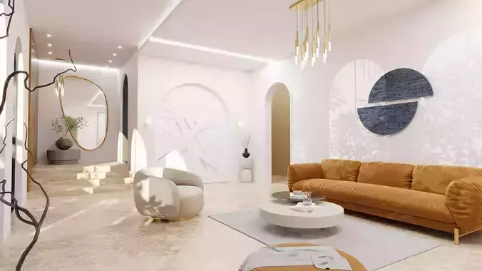 Cozy Reception scene