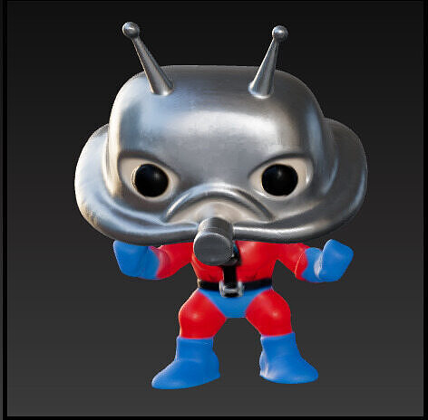 Ant man clasico funko pop Free 3D print model