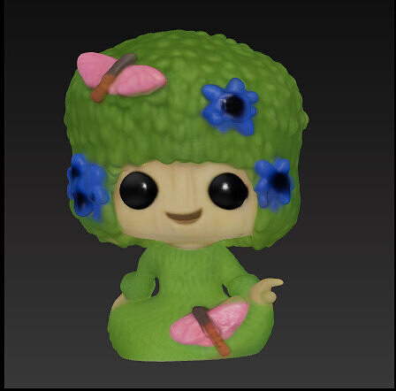 Groot marie hair funko pop Free 3D print model