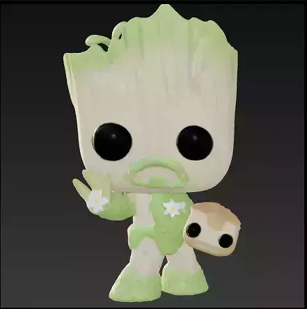 Groot iron man funko pop
