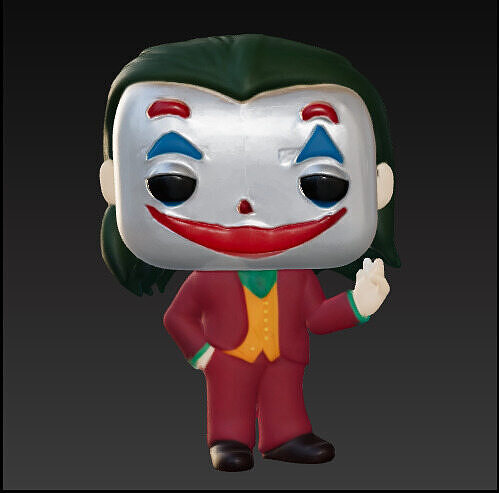 Joker funko pop Free 3D print model