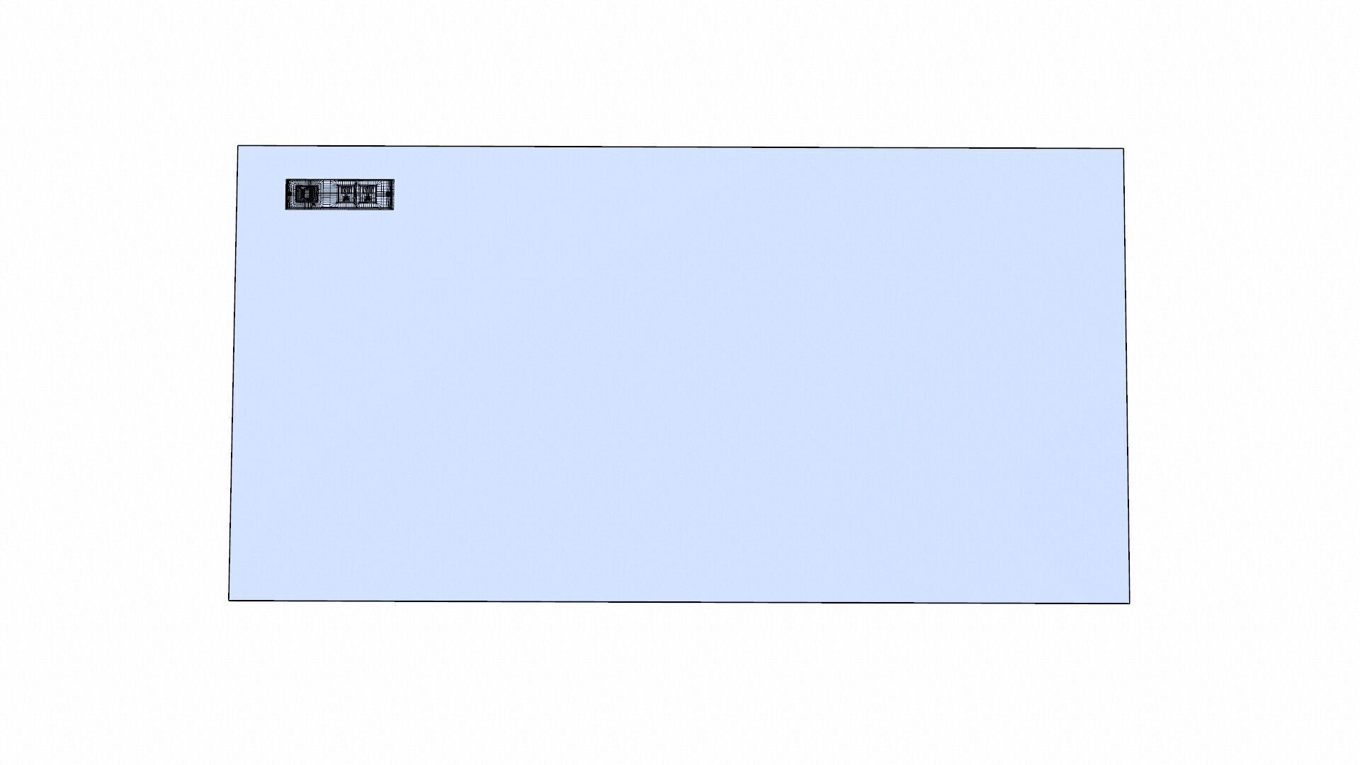 Ergode Built-in USB Port Writing Desk Walnut White Finish 3D model_6