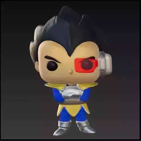 Vegeta medidor de poder funko pop