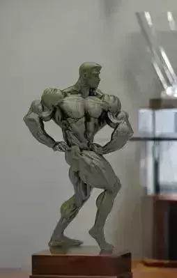 Muscular warrior 