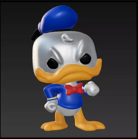 Pato donald funko pop Free 3D print model