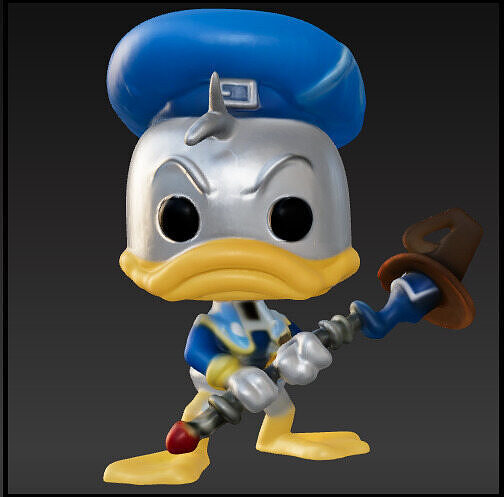 Pato donald con baston magico funko pop Free 3D print model