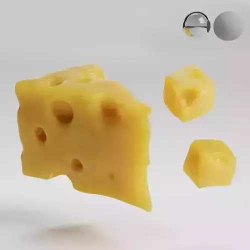 Cheese 3D model