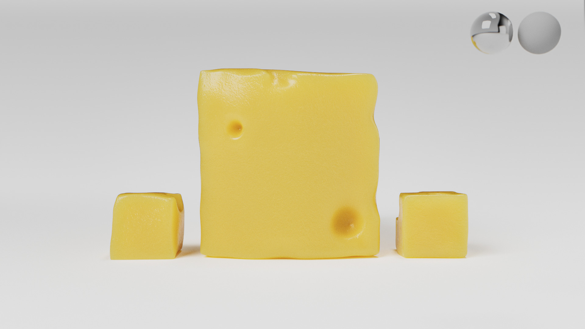Cheese 3D model_15