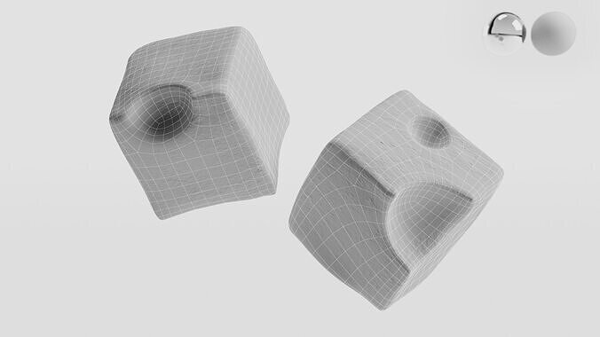 Cheese 3D model 7