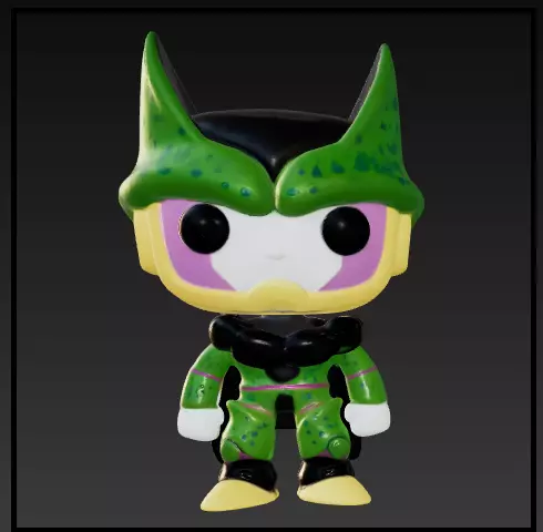 Cell funko pop Free 3D print model_0