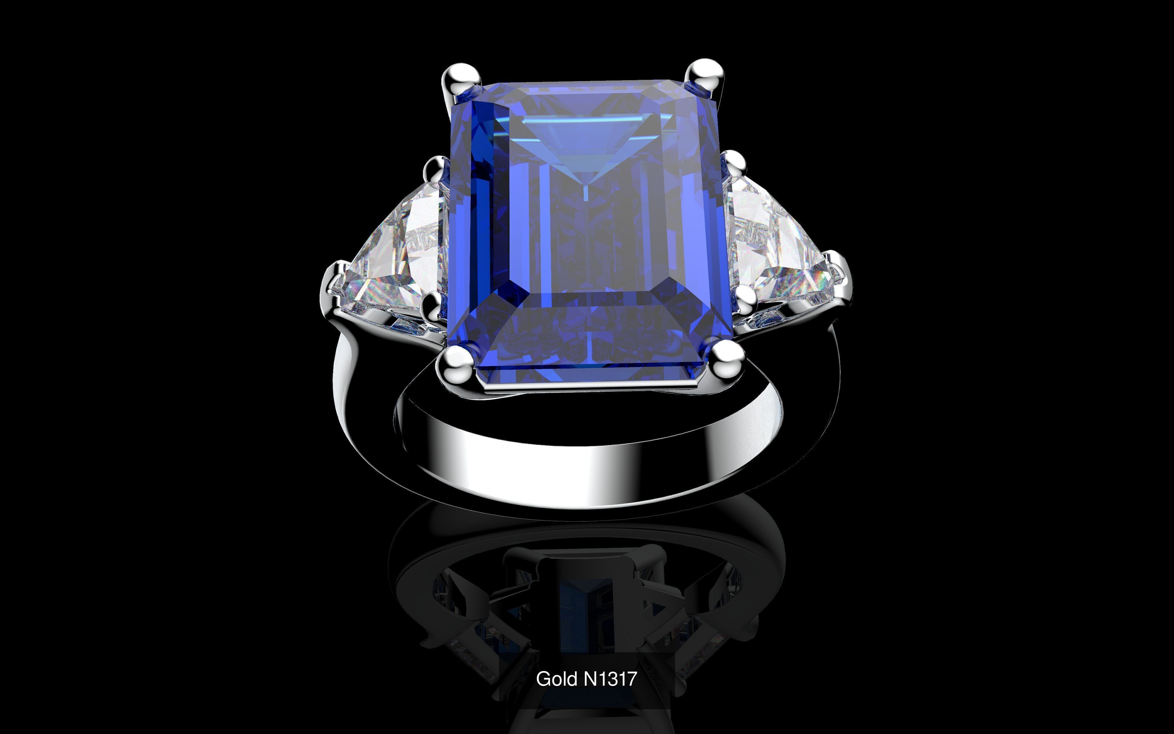 100 3D Jewelry Models Bundle  Rings Pendants Earrings  3D Model Collection_95