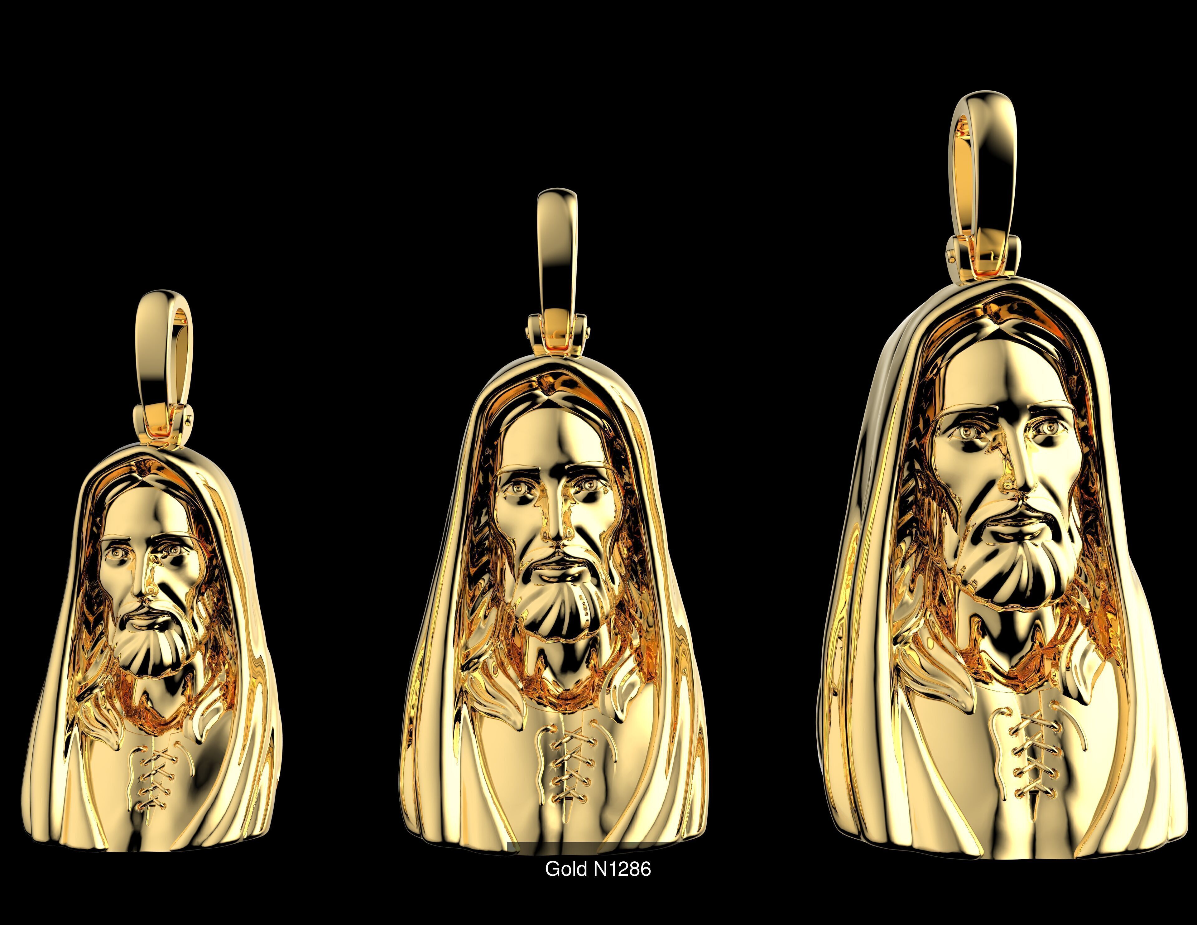 100 3D Jewelry Models Bundle  Rings Pendants Earrings  3D Model Collection_64