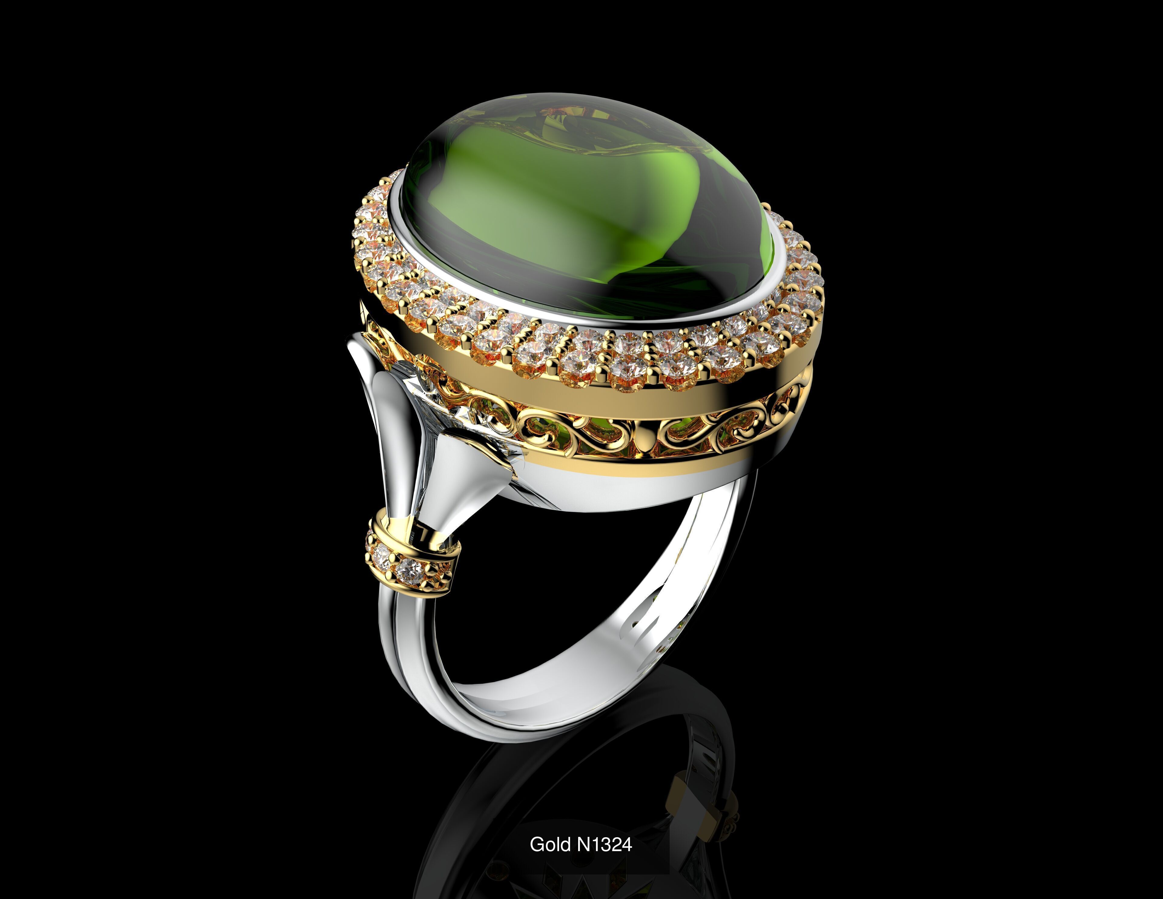 100 3D Jewelry Models Bundle  Rings Pendants Earrings  3D Model Collection_101