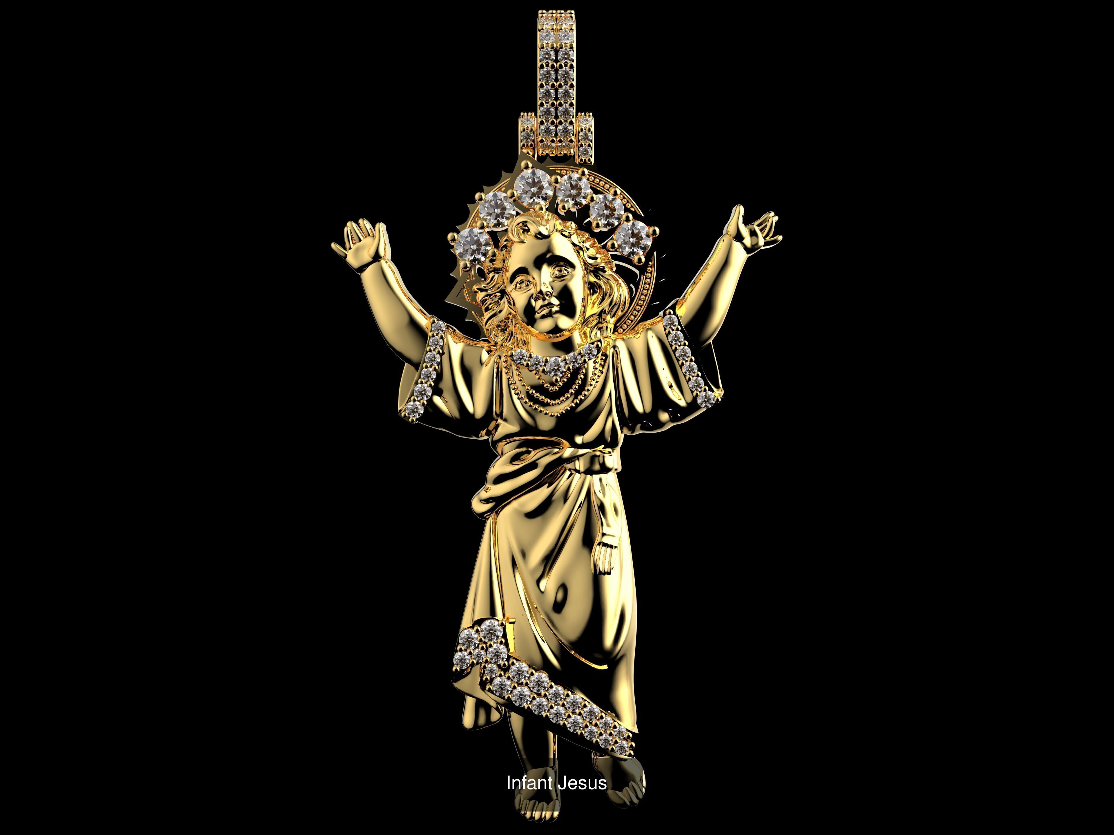 100 3D Jewelry Models Bundle  Rings Pendants Earrings  3D Model Collection_119