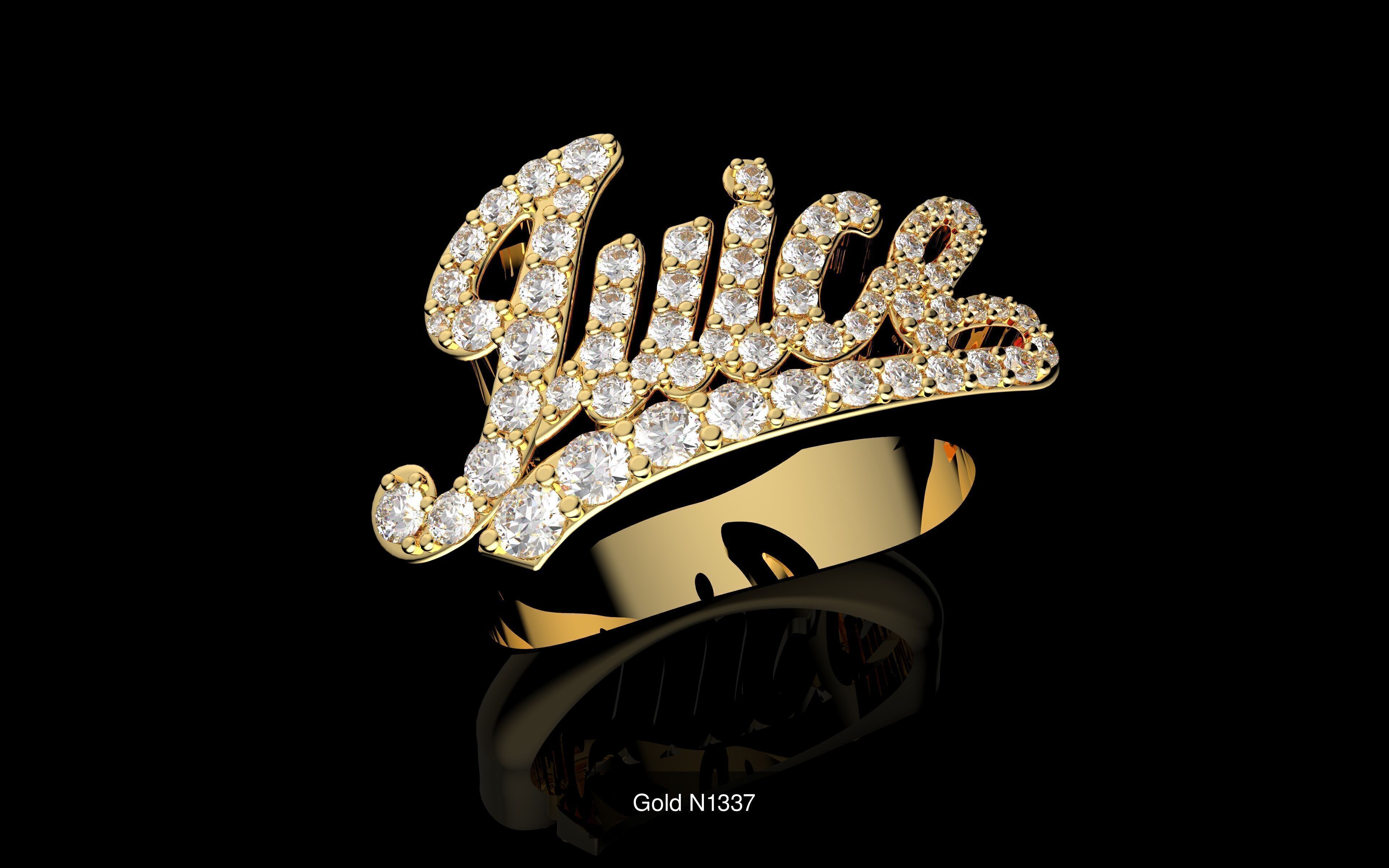 100 3D Jewelry Models Bundle  Rings Pendants Earrings  3D Model Collection_117